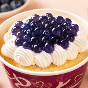blueberry milkcake Bobamisu Milkcake - Blueberry Flavoured Popping Balls and Syrup