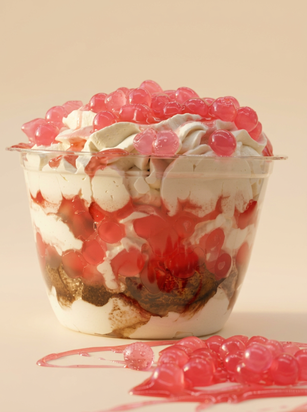 Bobamisu Dessert - Strawberry